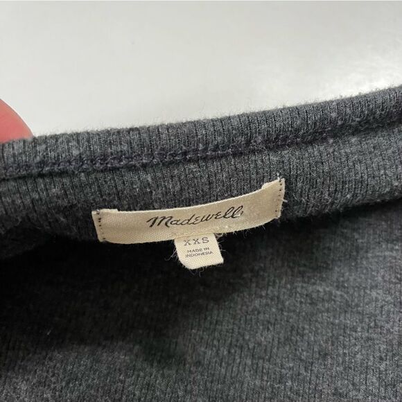 Madewell Brushed Rib Tie-Front Cardigan XXS - Picture 10 of 12